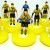 Subbuteo Andrew Table Soccer AEK Athens 2022-23 on Classic Hasbro bases
